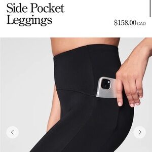 Spanx Booty boost pocket leggings, S, NWT